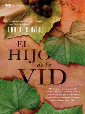 cover image of El hijo de la vid